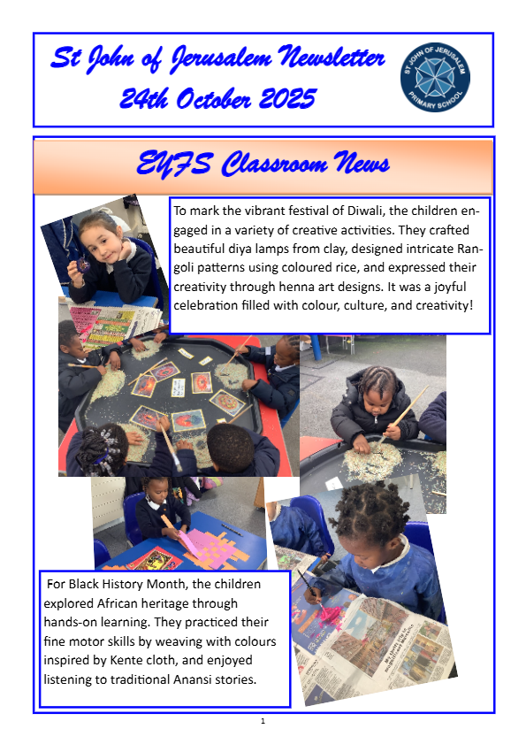 Home St John Of Jerusalem CE Primary School